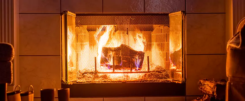 Mendota Hearth Landscape Fireplace Installation in Menomonie, Wisconsin