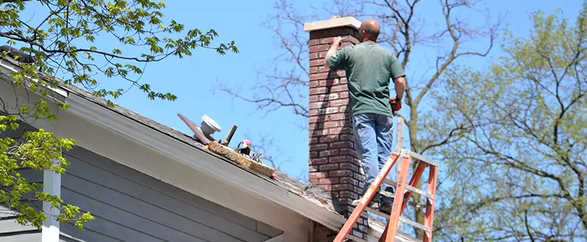 Vinyl and PVC Chimney Flashing Installation in Menomonie, WI
