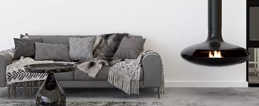 Circular Hanging Fireplace Installation Services in Menomonie, WI