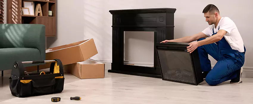 Old Rusted Metal Fireplace Repair And Replacement in Menomonie, WI